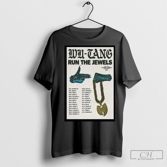 Official Wu Tang Clan Run The Jewels The Final Chamber 2025 Poster Shirt Sweatshirt