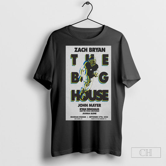 Official Zach Bryan Ann Arbor Mi 09 27 25 Event Poster Shirt Sweatshirt