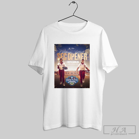 Oklahoma Sooners Softball Sec Opener Vs South Carolina 2025 Opening Weekend Championship Mindset Poster T Shirt