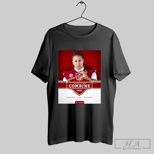 Oklahoma Sooners Football Billy Bowman Jr Day Two Of The Nfl Scouting Combine 2025 Defensive Backs Poster T Shirt