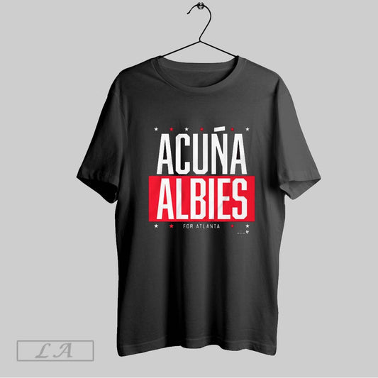 Original Acuna Albies Ronald Acuna Jr And Ozzie Albies For Atlanta Braves Mlb 2025 T Shirt Sweatshirt Hoodie Shirt