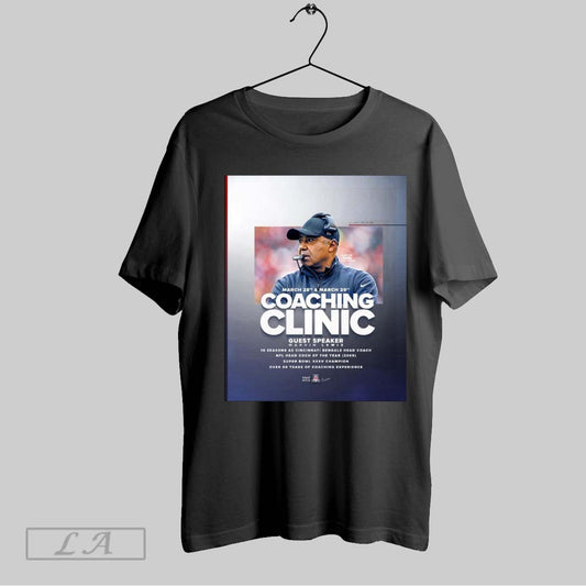 Original Arizona Football Marvin Lewis Coaching Clinic Guest Speaker Nfl Head Coach Of The Year 2009 Poster T Shirt Sweatshirt Hoodie Shirt