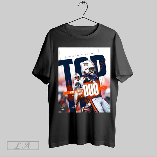 Original Auburn Football Cam Coleman Eric Singleton Jr College Footballs 2025 Top Wide Receiver Duo Signatures Poster T Shirt Sweatshirt Tee Shirt