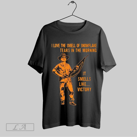 Original Bill Kilgore I Love The Smell Of Snowflake Tears In The Morning It Smells Like Victory T Shirt Sweatshirt Hoodie Shirt