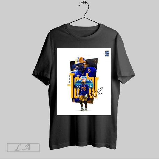 Original Branson Taylor Pittsburgh Panthers Football 2025 Nfl Scouting Combine Fight Pitt Fight Signature Poster T Shirt Sweatshirt Hoodie Shirt
