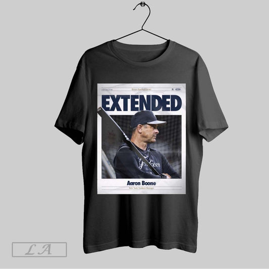 Original Bronx Baseball News Extended Aaron Boone New York Yankees Manager Poster T Shirt Sweatshirt Tee Shirt