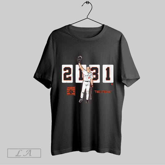 Original Cal Ripken Jr 2131 The Streak Baltimore Orioles Mlb National Baseball Hall Of Fame T Shirt Sweatshirt Hoodie Shirt