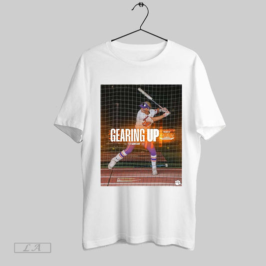 Original Clemson Tigers Gearing Up For Game Day Darlington Raceway Ready To Take On Georgia Poster T Shirt Sweatshirt Hoodie Shirt