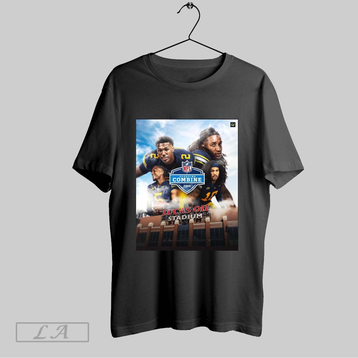 Original Craig Woodson Marcus Harris Teddye Buchanan Nohl Williams California Golden Bears Football Nfl Scouting Combine Lucas Oil Stadium Poster T Shirt Sweatshirt Hoodie Shirt