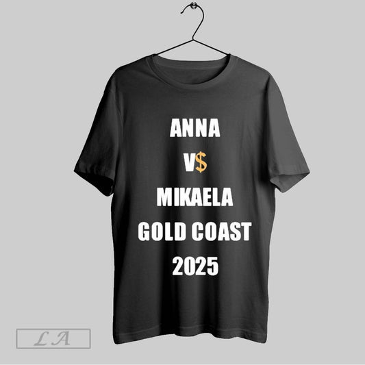 Original Drake Wearing Anna V Mikaela Gold Coast 2025 Anna Paul Vs T Shirt Sweatshirt Hoodie Shirt