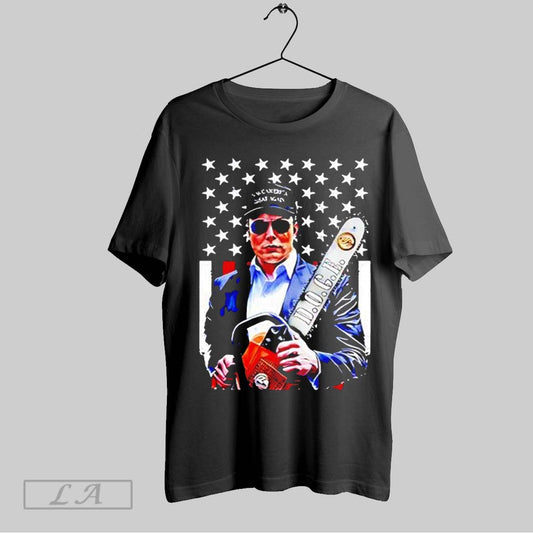 Original Elon Musk Chainsaw T Shirt Sweatshirt Hoodie Shirt