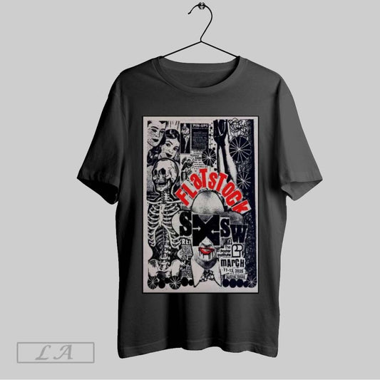 Original Flatstock Mar 11 13 2025 Sxsw Austin Tx Poster T Shirt Sweatshirt Tee Shirt