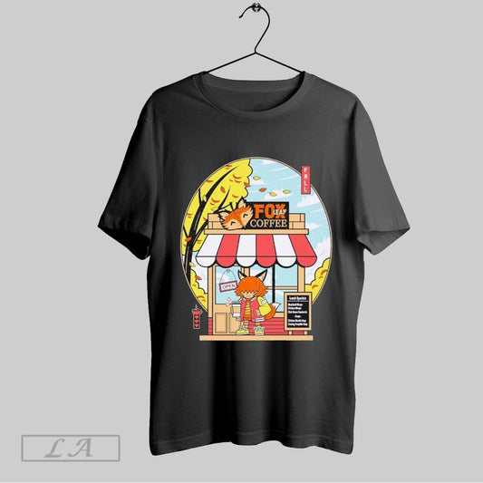 Original Fox Leaf Coffee Fall T Shirt Sweatshirt Hoodie Shirt