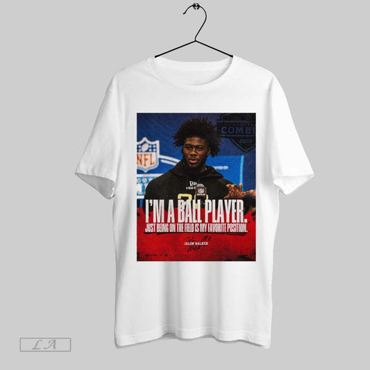 Original Georgia Football Jalon Walker Im A Ball Player Just Being On The Field Is My Favorite Position Signature Poster T Shirt Sweatshirt Hoodie Shirt