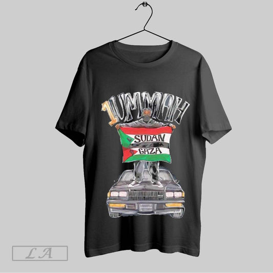 Original Gold One Ummah Mural Art 2025 T Shirt Sweatshirt Hoodie Shirt