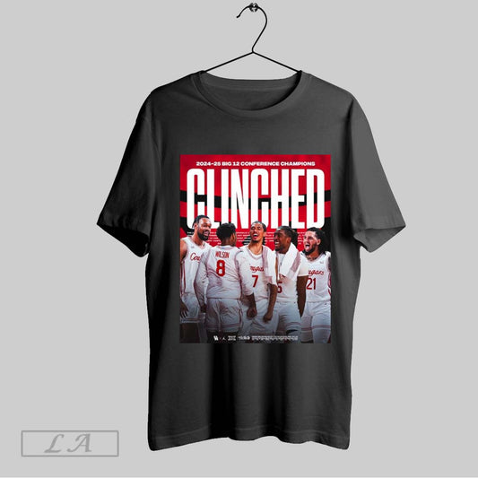 Original Houston Cougars Clinched 2024 25 Big 12 Conference Champions Poster T Shirt Sweatshirt Hoodie Shirt