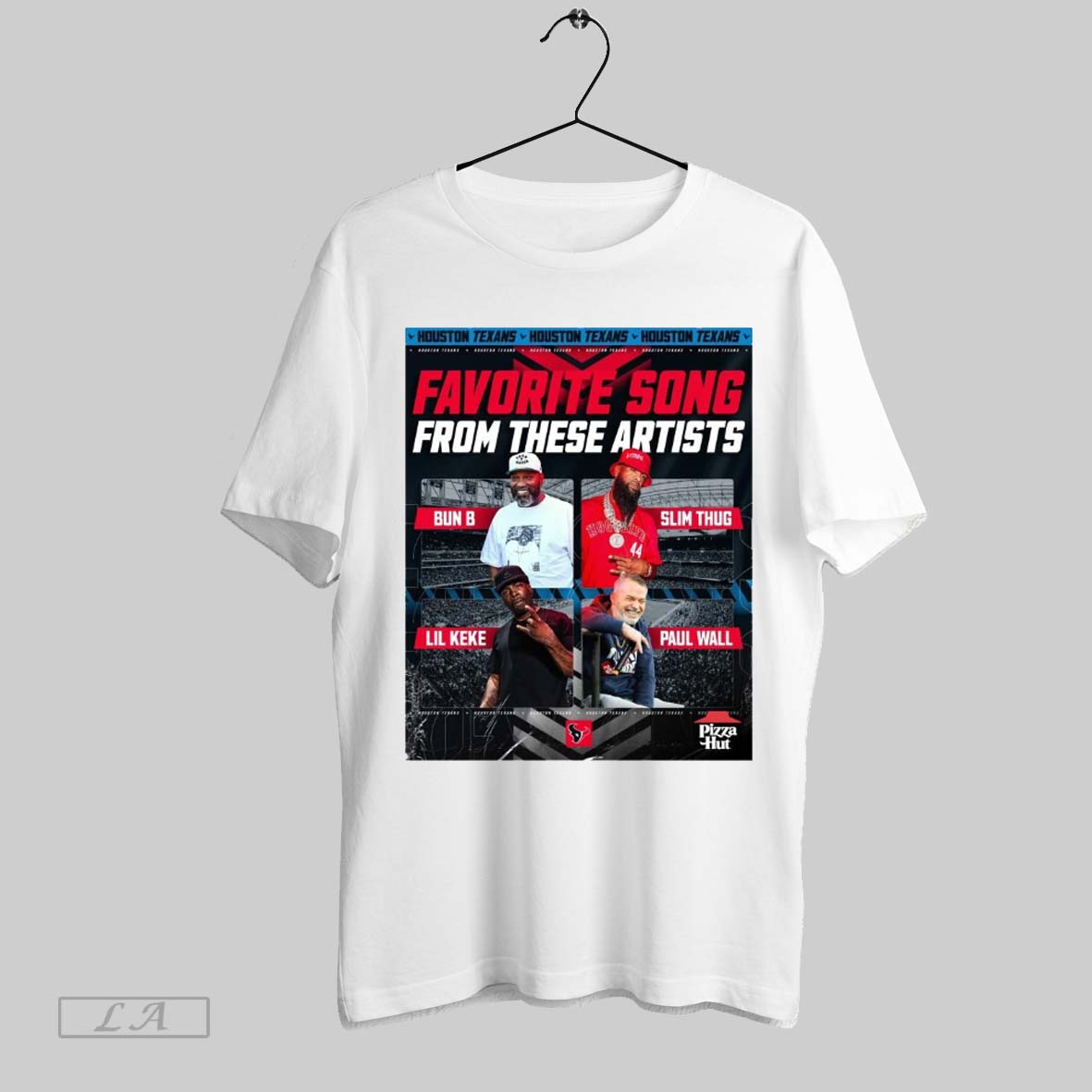 Original Houston Texans Favorite Song From These Artists Bun B Slim Thug Lil Keke Paul Wall The Ogs Of H Town Rap Poster T Shirt Sweatshirt Hoodie Shirt