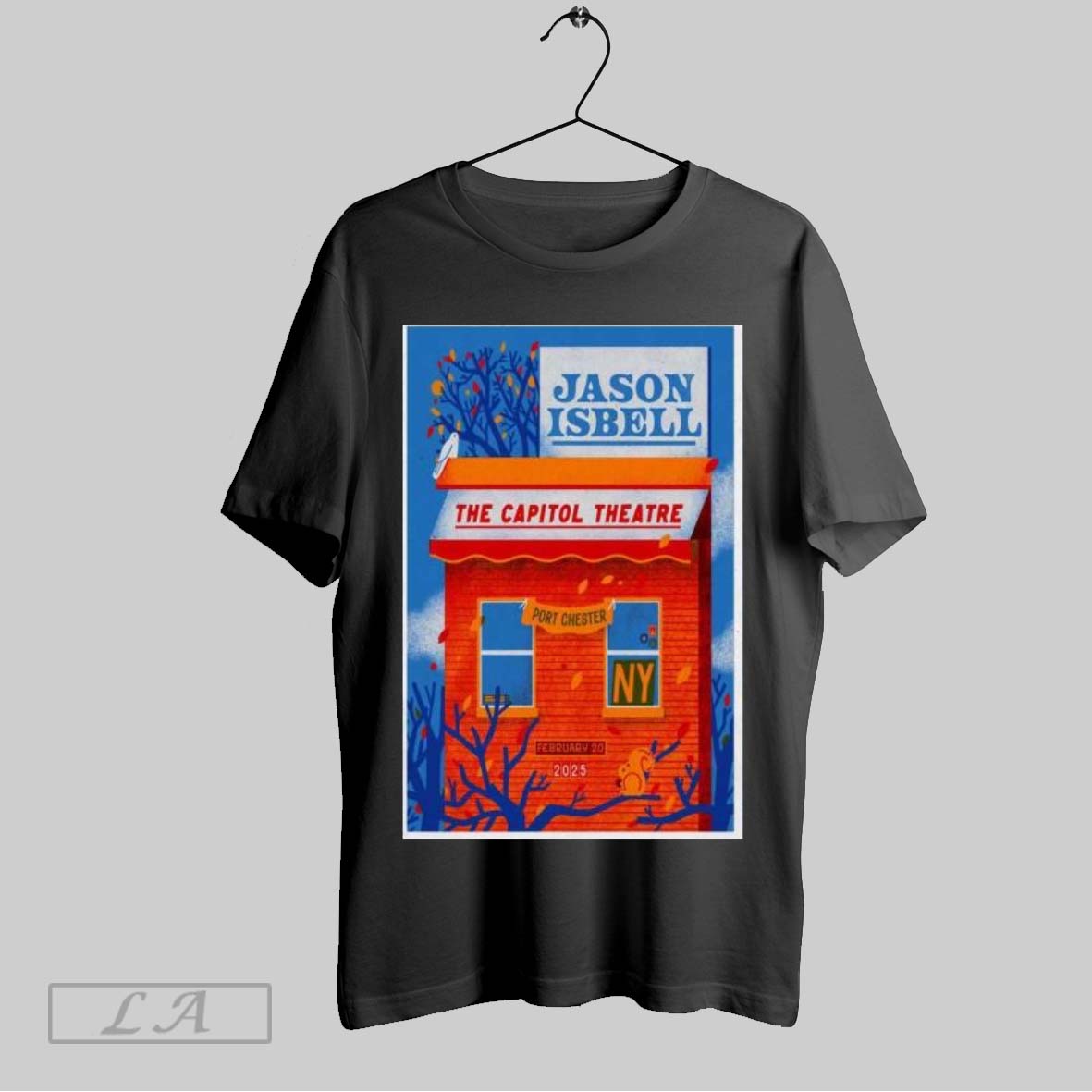 Original Jason Isbell February 20 2025 Port Chester Ny Poster T Shirt Sweatshirt Tee Shirt