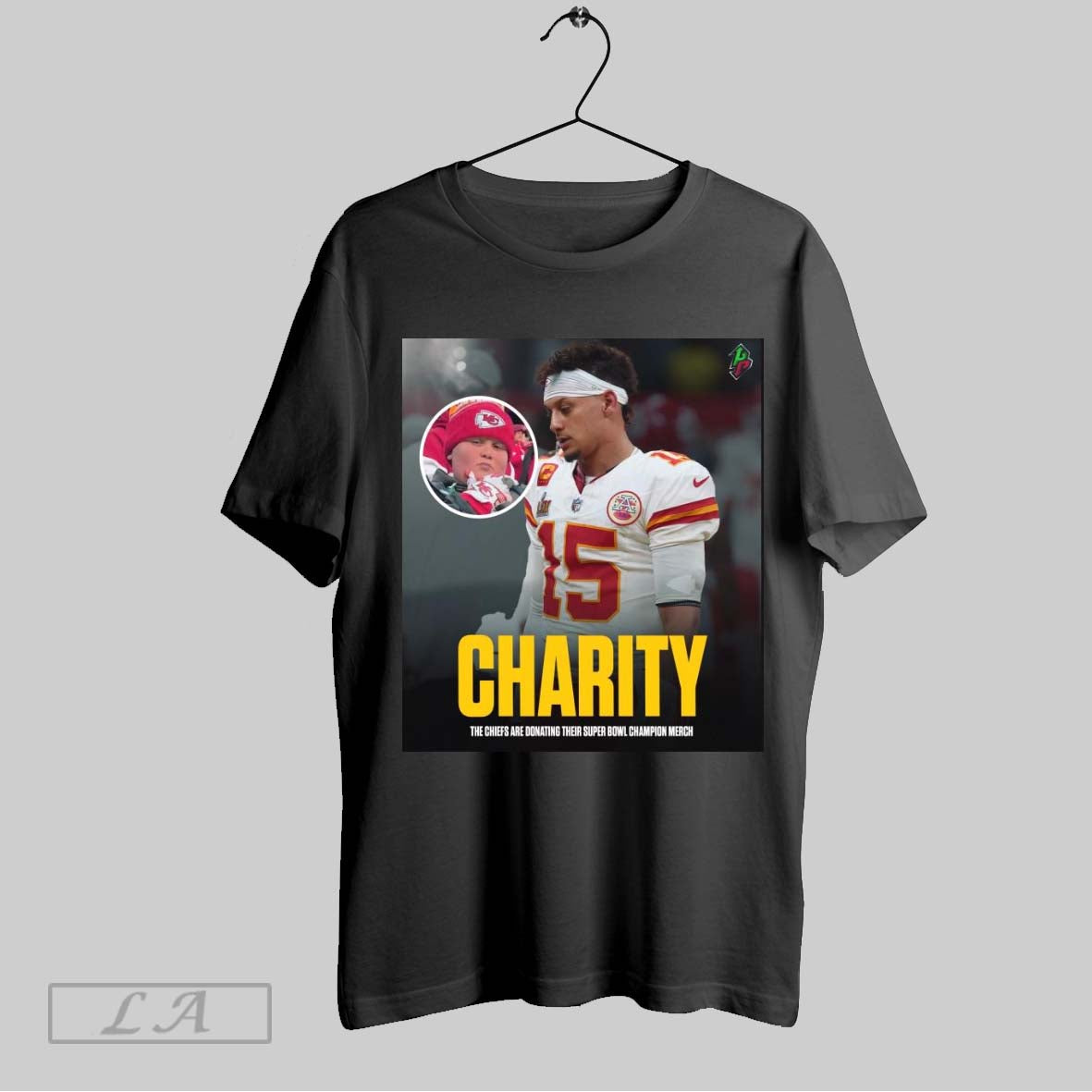 Original Kansas City Chiefs Patrick Mahomes Charity The Chiefs Are Donating Their Super Bowl Champion Poster T Shirt Sweatshirt Tee Shirt