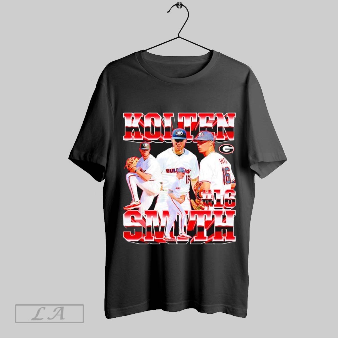 Original Kolten Smith Georgia Bulldogs Player Collage T Shirt Sweatshirt Hoodie Shirt