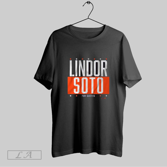 Original Lindor Soto Francisco Lindor And Juan Soto For Queens New York Mets Mlb 2025 T Shirt Sweatshirt Hoodie Shirt