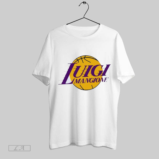 Original Los Angeles Lakers La Luigis Luigi Mangione Basketball T Shirt Sweatshirt Hoodie Shirt