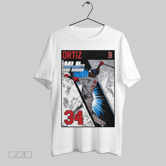 Original Mlb The Show 06 David Ortiz 34 Boston Red Sox Cover 2025 T Shirt Sweatshirt Hoodie Shirt