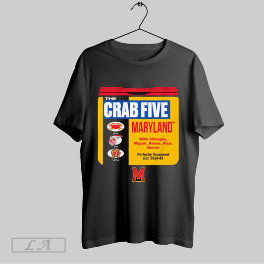 Original Maryland Terrapins The Crab Five Old Bay Can Fear The Turtle With Gillespie Miguel T Shirt Sweatshirt Hoodie Shirt