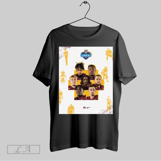 Original Minnesota Golden Gopher Jackson Ersery Lindenberg Walley Kesich Brosmer Joyner Nfl Scouting Combine 2025 Poster T Shirt Sweatshirt Hoodie Shirt