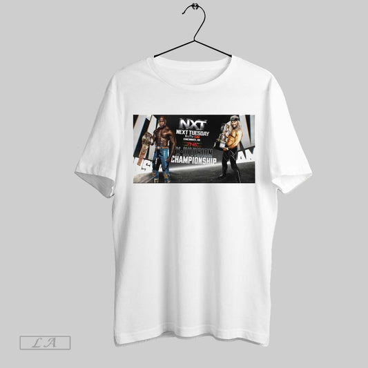 Original Nxt Next Tuesday Tna X Division Championship Moose Vs Lexis King Wwe 2025 Poster T Shirt Sweatshirt Tee Shirt