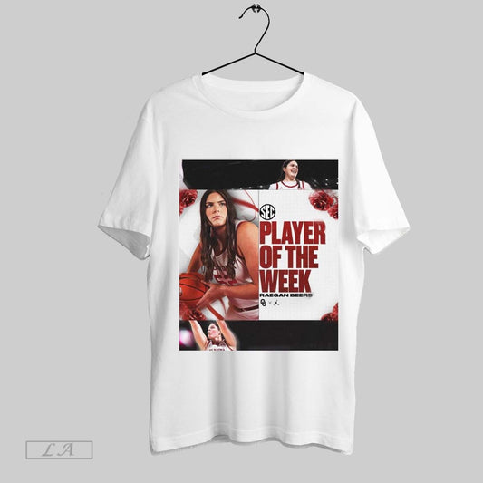 Original Oklahoma Sooners Raegan Beers Sec Player Of The Week 2025 No Doubt Poster T Shirt Sweatshirt Hoodie Shirt
