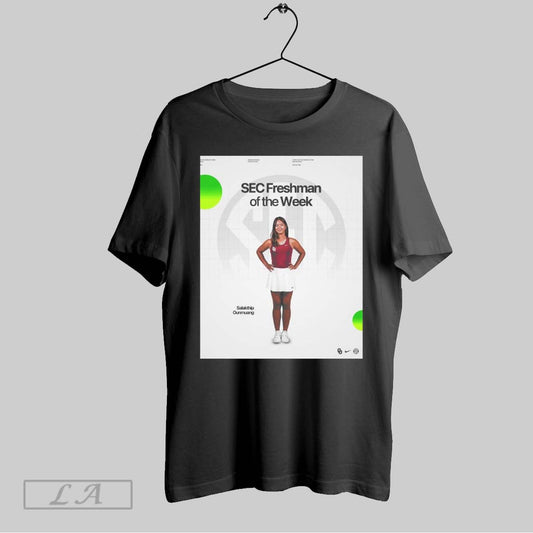 Original Oklahoma Sooners Tennis Salakthip Ounmuang Sec Freshman Of The Week First Conference Weekly Honor Of The Season Poste T Shirt Sweatshirt Hoodie Shirt