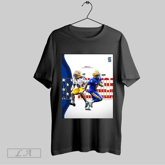 Original Pitt Panthers Football Kyle Louis And Desmond Reid Athlon Sports College Football Way Too Early All America Team Poster T Shirt Sweatshirt Hoodie Shirt