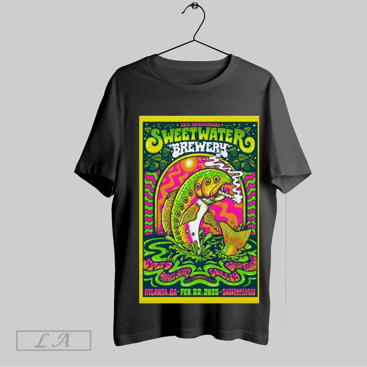 Original Poster 28th Anniversary Sweetwater Brewery February 22 2025 Atlanta Ga T Shirt Sweatshirt Hoodie Shirt