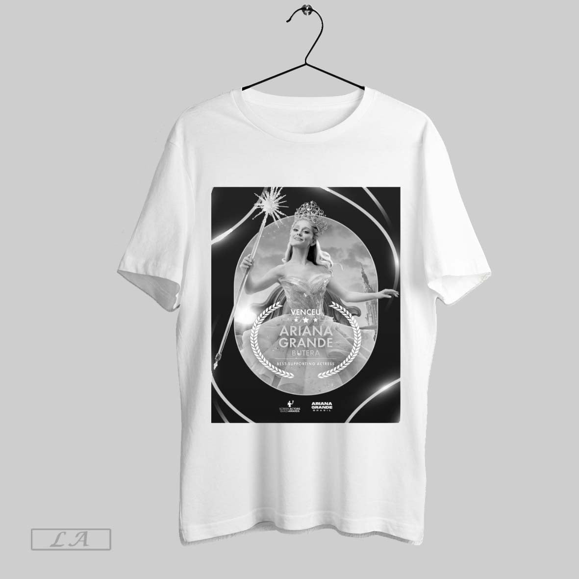 Original Poster Ariana Grande Butera Melhor Atriz Coadjuvante Best Supporting Actress Sag Awards 2025 T Shirt Sweatshirt Hoodie Shirt