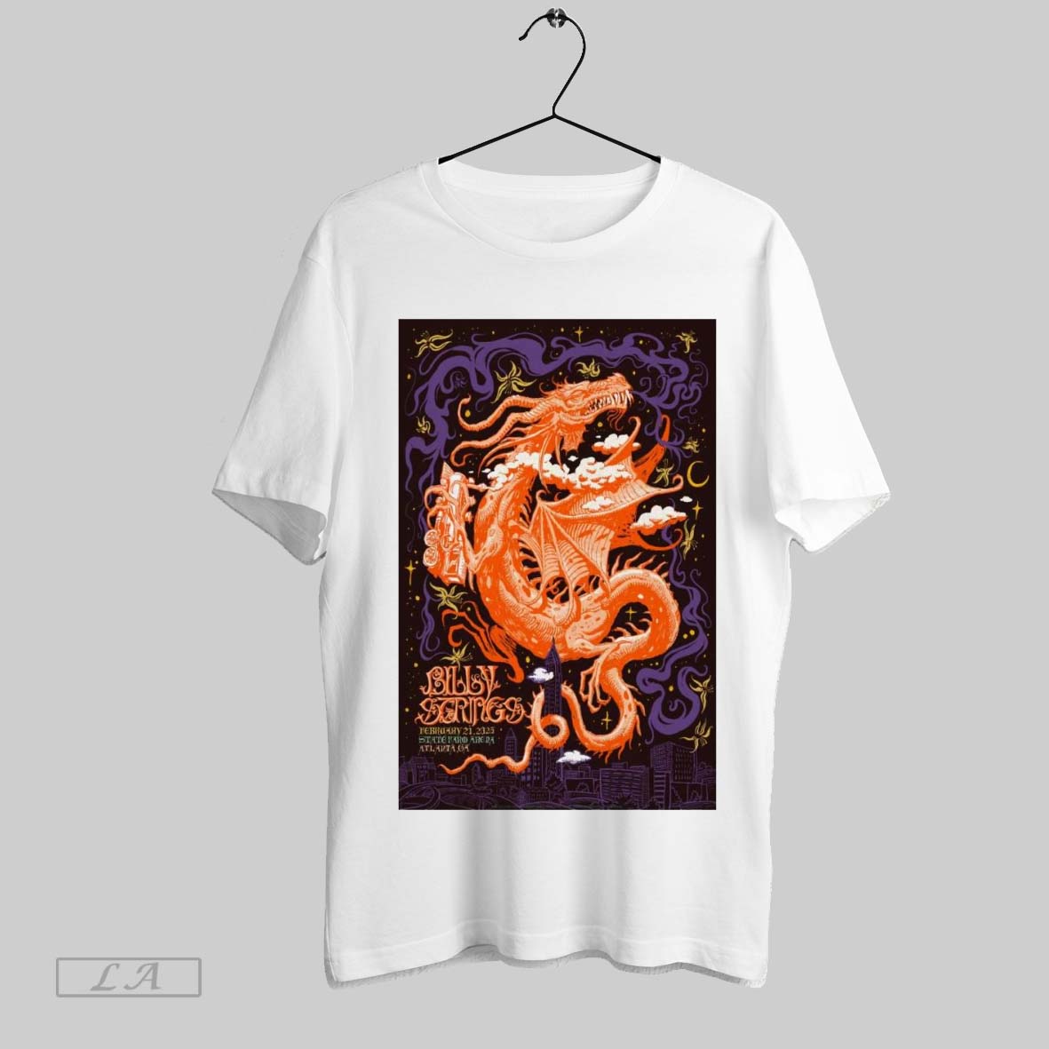 Original Poster Billy Strings State Farm Arena Atlanta Ga February 21 2025 T Shirt Sweatshirt Tee Shirt