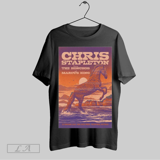 Original Poster Chris Stapleton Feb 25 2025 Rod Laver Arena Melbourne Australia T Shirt Sweatshirt Hoodie Shirt