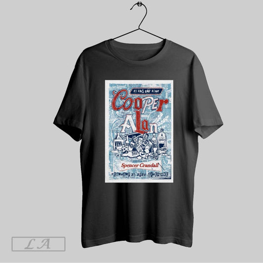 Original Poster Cooper Alan To The Bar Tour February 27 2025 Bluestone Columbus Oh T Shirt Sweatshirt Hoodie Shirt