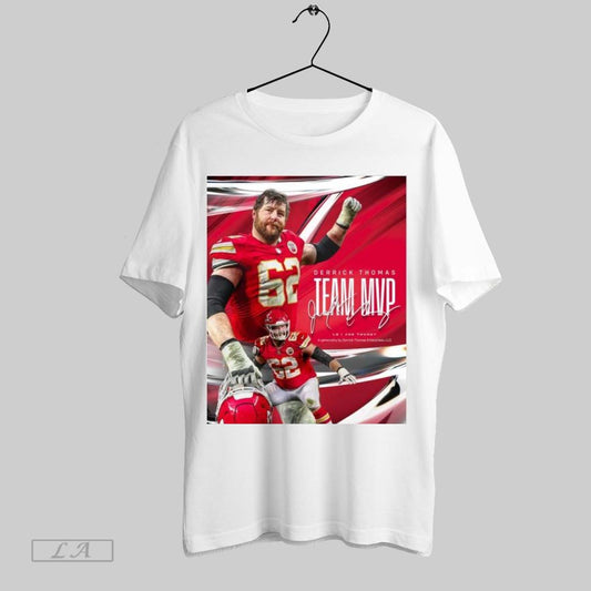 Original Poster Derrick Thomas Team Mvp Award Goes To Joe Thuney Kansas City Chiefs Nfl Signature T Shirt Sweatshirt Tee Shirt