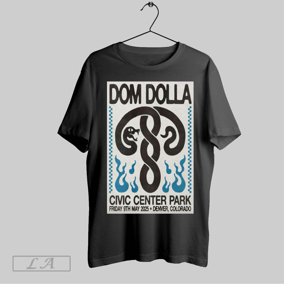 Original Poster Dom Dolla May 9 2025 Civic Center Park Denver Colorado T Shirt Sweatshirt Tee Shirt