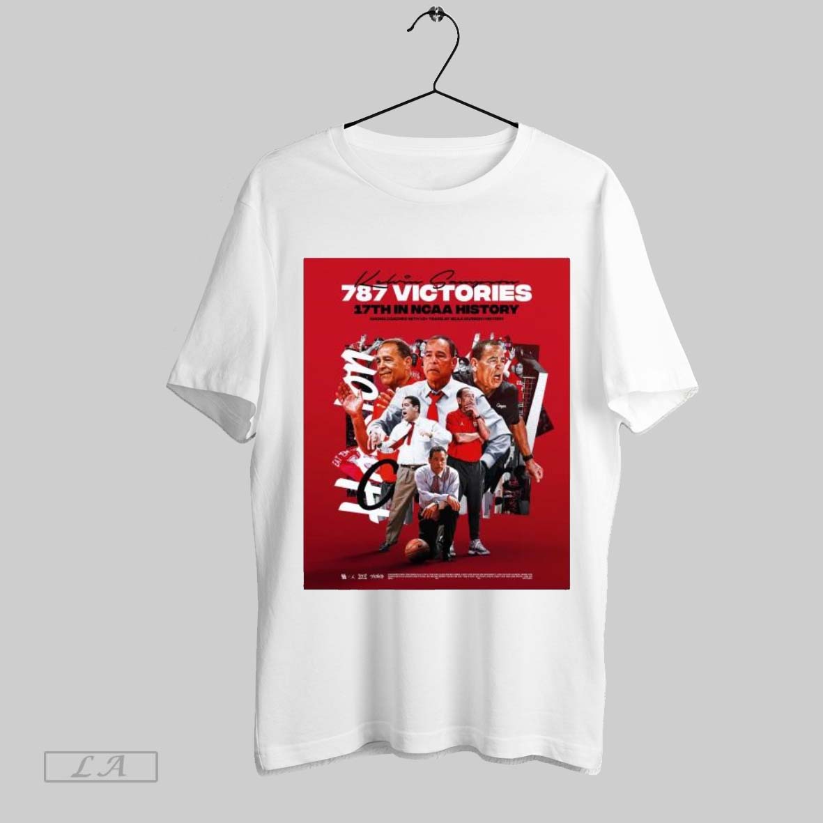 Original Poster Kelvin Sampson 787 Victories 17th In Ncaa History Among Coaches With 10 Years At Ncaa Division History T Shirt Sweatshirt Hoodie Shirt