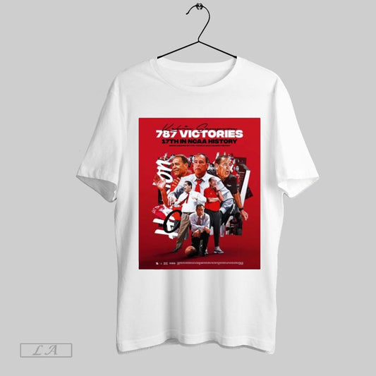 Original Poster Kelvin Sampson 787 Victories 17th In Ncaa History Among Coaches With 10 Years At Ncaa Division History T Shirt Sweatshirt Hoodie Shirt