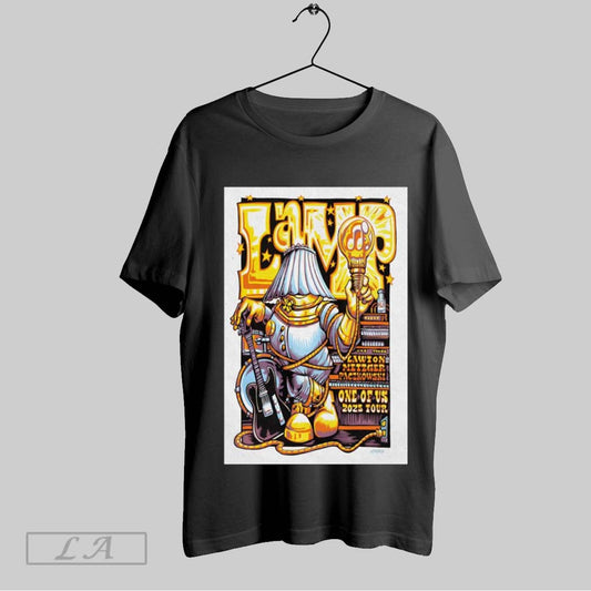 Original Poster Lamp On Of Us 2025 Tour Lawton Metzger Paczkowski T Shirt Sweatshirt Hoodie Shirt