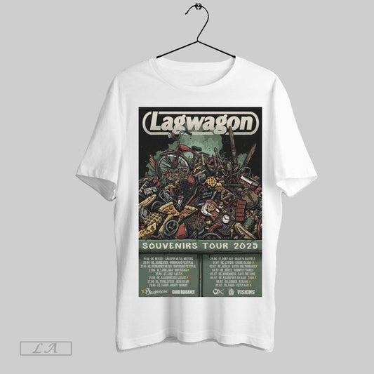 Original Poster Lagwagon Souvenirs Tour 2025 Shows 19 T Shirt Sweatshirt Tee Shirt