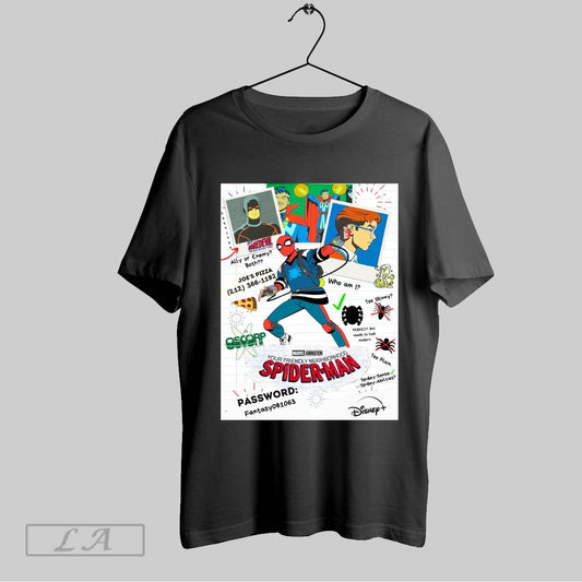 Original Poster Marvel Animation Your Friendly Neighborhood Spider Man Ally Or Enemy Both Spidey Sense T Shirt Sweatshirt Tee Shirt