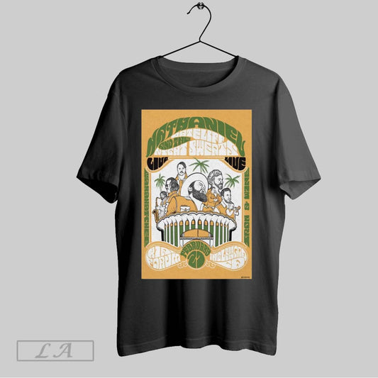 Original Poster Nathaniel Rateliff Kia Forum Inglewood Ca February 21 2025 Show T Shirt Sweatshirt Hoodie Shirt