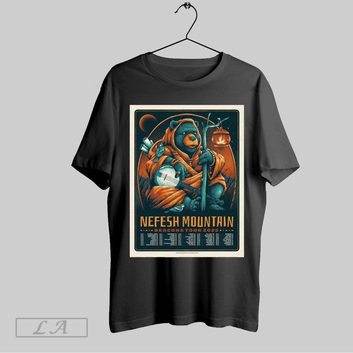 Original Poster Nefesh Mountain 2025 Beacons Tour 02 22 Montreal Quebec 03 01 Laguna Beach Ca T Shirt Sweatshirt Hoodie Shirt