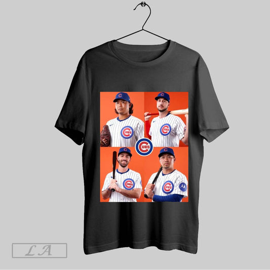 Original Poster Photo Day From The Northsiders Chicago Cubs Mlb Shota Imanaga Kyle Tucker Swanson Suzuki T Shirt Sweatshirt Hoodie Shirt