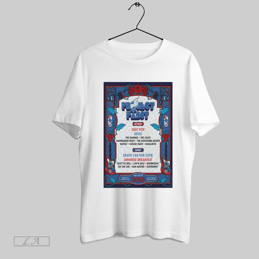 Original Poster Project Pabst Tour July 26 27 2025 Saturday Iggy Pop Devo Waterfront Portland Or T Shirt Sweatshirt Hoodie Shirt
