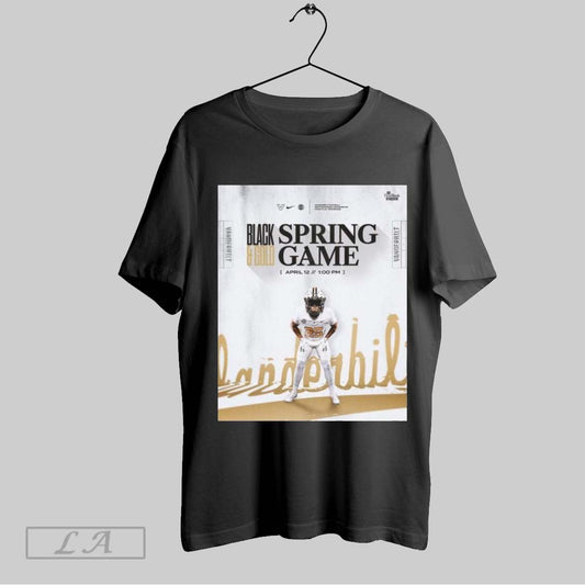 Original Poster Sec Black And Gold Spring Game April 12 2025 Vanderbilt Commodores Football T Shirt Sweatshirt Hoodie Shirt